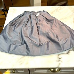 White House Black Market silver skirt.